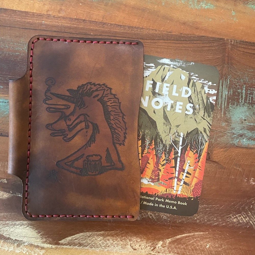 Handmade Field Notes Notebook sleeve